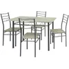 Image de Ensemble de Table et 4 chaises Lima pour Salle à Manger Chêne/Gris