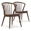Image de Lot de 2 chaise vs venta stock interieur non empilable non pliable H. 84 cm en bois massif