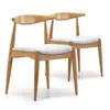 Image de Lot de 2 chaise vs venta stock interieur non empilable non pliable H. 74.5 cm en bois massif