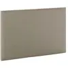 Image de Tête de lit Aura tapissée en tissu Beige 90x60 cm.