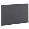 Image de Tête de lit Aura recouverte de tissu Gris Foncé 90x60 cm