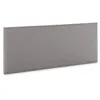 Image de Tête de lit Aura recouverte de tissu Gris Clair 160x60 cm