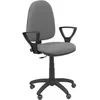 Image de Chaise Ayna Bras Fixe Roue Parquet - Gris