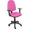 Image de Chaise Ayna Similicuir Bras Réglable - Rose Fluo