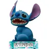 Image de Réveil avec figurine 3D Stitch lumineux - Indique l heure, la date et la fonction alarme - Fonctionne avec 3 piles LR06 non incluses bleu