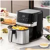 Image de JTI Friteuse sans huile - 1700 W - 5,5 l, Friteuse, Argent, Noir