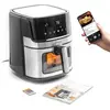 Image de InnovaGoods Friteuse à air chaud Fryinn View 6500 1700 W 6,5 L Edel, Friteuse, Noir, Argent