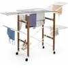 Image de Etendoir Linge Interieur Pliable Vertical à Roulettes Dreeyl 38 Barres - InnovaGoods