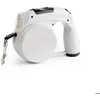 Image de Laisse pour chien rétractable - InnovaGoods - Leashic - 6 en 1 - Lumière LED - Compartiments pratiques gris