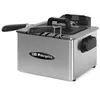 Image de Friteuse professionnelle en acier inoxydable Orbegozo FDR 55 - Friteuse puissante et sûre d'une capacité de 4,5 litres - Trois paniers interchangeables - Thermostat réglable jusqu'à 190°C