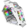 Image de Boîtier PC Compact MicroATX Mars Gaming MC61 Blanc, 4 Ventilateurs 12cm, ARGB Chroma