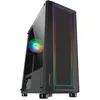 Image de Mars Gaming Boitier Moyen Tour ATX MC-ART RGB avec panneaux vitrés (Noir) (ATX, mATX, Mini-ITX), Boîtier PC, Noir