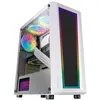 Image de Boîtier PC Gaming ATX Mars Gaming MC-ART Blanc, Verre Trempé Dessinable, ARGB 12 Modes