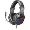 Image de Casque Gaming FRGB Rainbow Over-Ear Mars Gaming MH122 Noir Microphone Professionnel