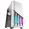 Image de Boîtier PC Gaming ATX Mars Gaming MC-X2 Blanc Front Acier FRGB 2 Ventilateur FRGB 12cm