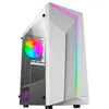 Image de Boîtier PC Gaming ATX Mars Gaming MC-X7 Blanc Front ARGB Ventilateur RGB 12cm