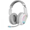 Image de Casque Sans Fil ARGB Flow Over-Ear Mars Gaming MHW-100 Blanc Microphone Compatibilité Universelle