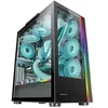 Image de Tour Gaming Custom XXL E-ATX Mars Gaming MC-ULTRA Noir Double Bande LED ARGB Verre trempé