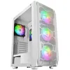 Image de Tour Gaming E-ATX Mars Gaming MC-KX Blanc, Système CPU FREEZER, 5 Ventilateurs ARGB, Contrôleur ARGB et Contrôleur RF