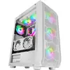 Image de Mars Gaming Boitier Moyen Tour E-Atx Mc-Kx RGB Avec Panneau Vitré (Blanc) (ATX, E-ATX, mATX, Mini-ITX), Boîtier PC, Blanc