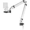 Image de Mars Gaming Microphone Mmic-Xt RGB Avec Bras De Montage (Blanc), Microphone
