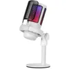 Image de Mars Gaming MMIC-SE, Microphone de Studio ARGB Professionnel, ADC Ultra Haute Définition, Support Anti-Choc + Filtre Métallique Pop Mesh,Blanc