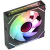 Image de Ventilateur Modulaire PWM 120mm Mars Gaming MF-LINKFINITY, Miroir d'Infinité ARGB 360º Noir