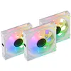 Image de Kit 3x Ventilateurs Modulaires PWM 120mm Mars Gaming MF-LINKFINITYKIT, Infinity Mirror ARGB 360º Controladora ARGB Blanc