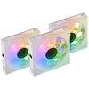 Image de Mars Gaming Lot De 3 Ventilateurs Boitier Linkfinity RGB - 12cm (Blanc) (120 mm, 3x), Ventilateur PC, Blanc