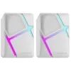 Image de Enceintes Compactes RGB 10W Mars Gaming MS-H, Drivers Inversés et Son 3D-Surround, Jack 3.5mm Blanc