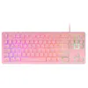 Image de Clavier TKL H-Mech FRGB Mars Gaming MK023, Anti-ghosting Rose Langue Français