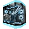 Image de Mars Gaming Boitier Moyen Tour ATX MC-3T RGB avec panneaux vitrés (Noir) (ATX, mATX, Mini-ITX), Boîtier PC, Blanc