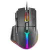 Image de Souris Gaming RGB Ergonomique Mars Gaming MM-XT , Repose Pouce, 12800 DPI, Switches Huano, Logiciel de Contrôle, Noir