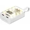 Image de Mars Gaming BATTERIE EXTERNE USB MPK - 10000MAH (TRANSPARENT/BLANC) (10000 mAh, 34 Wh), Chargeur de secours, Transparent, Blanc