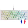 Image de Clavier Mécanique 60% RGB Mars Gaming MKMINIPRO Hot-Swap Switch Bleu Français Blanc