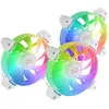 Image de Mars Gaming MF-3A (120 mm, 3x), Ventilateur PC, Blanc