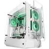 Image de MARS GAMING Modèle : Boitier Moyen Tour ATX MC-Edge RGB avec panneaux vitrés (Blanc)