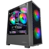Image de MARS GAMING Modèle : Boitier Mini Tour Micro ATX MC-Vortex RGB avec panneau vitré (Noir)