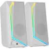 Image de Haut-parleurs Mars Gaming MS72 15W RGB, USB/Jack, Blanc