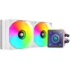 Image de Mars Gaming ML-VISIONPRO240W, Refroidissement liquide CPU, Multicolore, Blanc