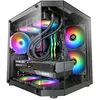 Image de Boîtier PC mini tour Mars Gaming MC-3T Lite RGB Noir