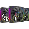 Image de Mars Gaming Mf-Linkfinitykit2r (120 mm, 3x), Ventilateur PC, Multicolore, Noir