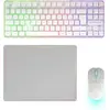 Image de Mars Gaming Mcpwtklwfr (FR, Sans fil), Clavier, Blanc