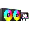 Image de Mars Gaming Raffreddamento a Liquido AIO MLVISIONII240, Refroidissement liquide CPU, Multicolore, Noir