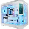 Image de Mars Gaming Mc3tcorelcdw (ATX, mATX, Mini-ITX), Boîtier PC, Blanc