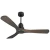 Image de Ventilateur de plafond Réversible Thermostat Wifi Moteur à courant continu Toits en pente Télécommande PURLINE MoyoD132C0464578 Noir