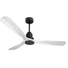 Image de Ventilateur de plafond Réversible Thermostat Wifi Moteur à courant continu Toits en pente Télécommande PURLINE MadeiraD166C0464584 Noir