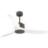 Image de Ventilateur de plafond ø127 cm avec Wifi Réversible Hypersilence KLASSFAN Thassos D127 C02 65317 Chocolat