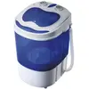 Image de Mini Machine à Laver Portable avec Centrifugeuse, pour Camping et les Voyages Briebe WM1111 150W Blanc/Bleu