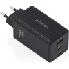 Image de Aisens ASCH-100W3P052-BK (100 W, 3 ports), Chargeur USB, Noir